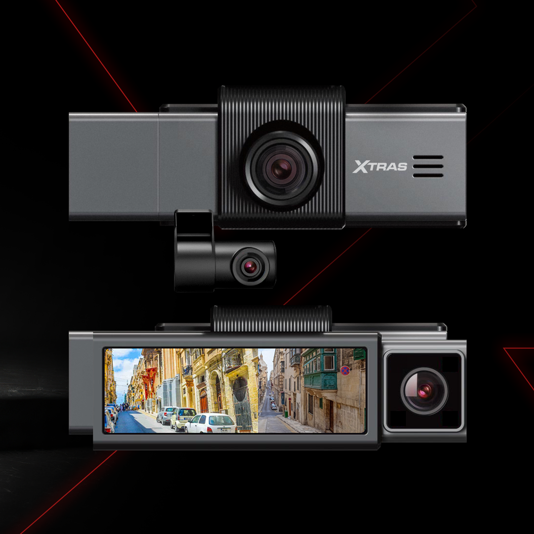 XTRAS | X3 4K CAR DASHCAM - TRIPLE